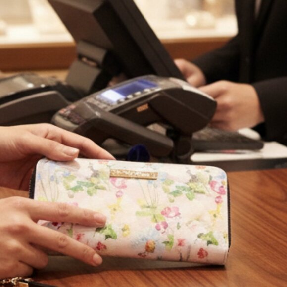 Betsey Johnson Floral Clutch Wristlet - Picture 4 of 10